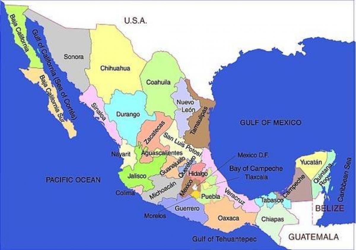 Mexico map