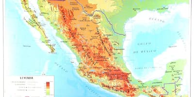 Coğrafi harita Mexico