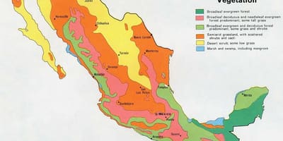 Meksika haritası natual ressources