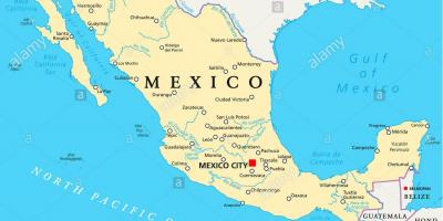 Meksika haritası şehirler