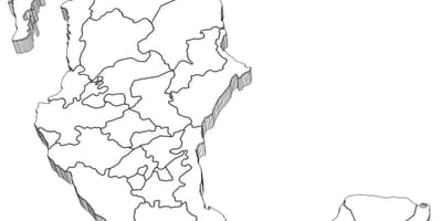 Meksika 3d harita